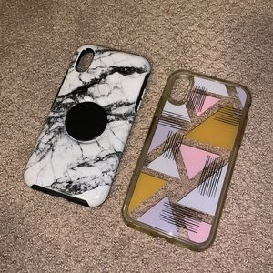 Two Otterbox iPhone XR Cases